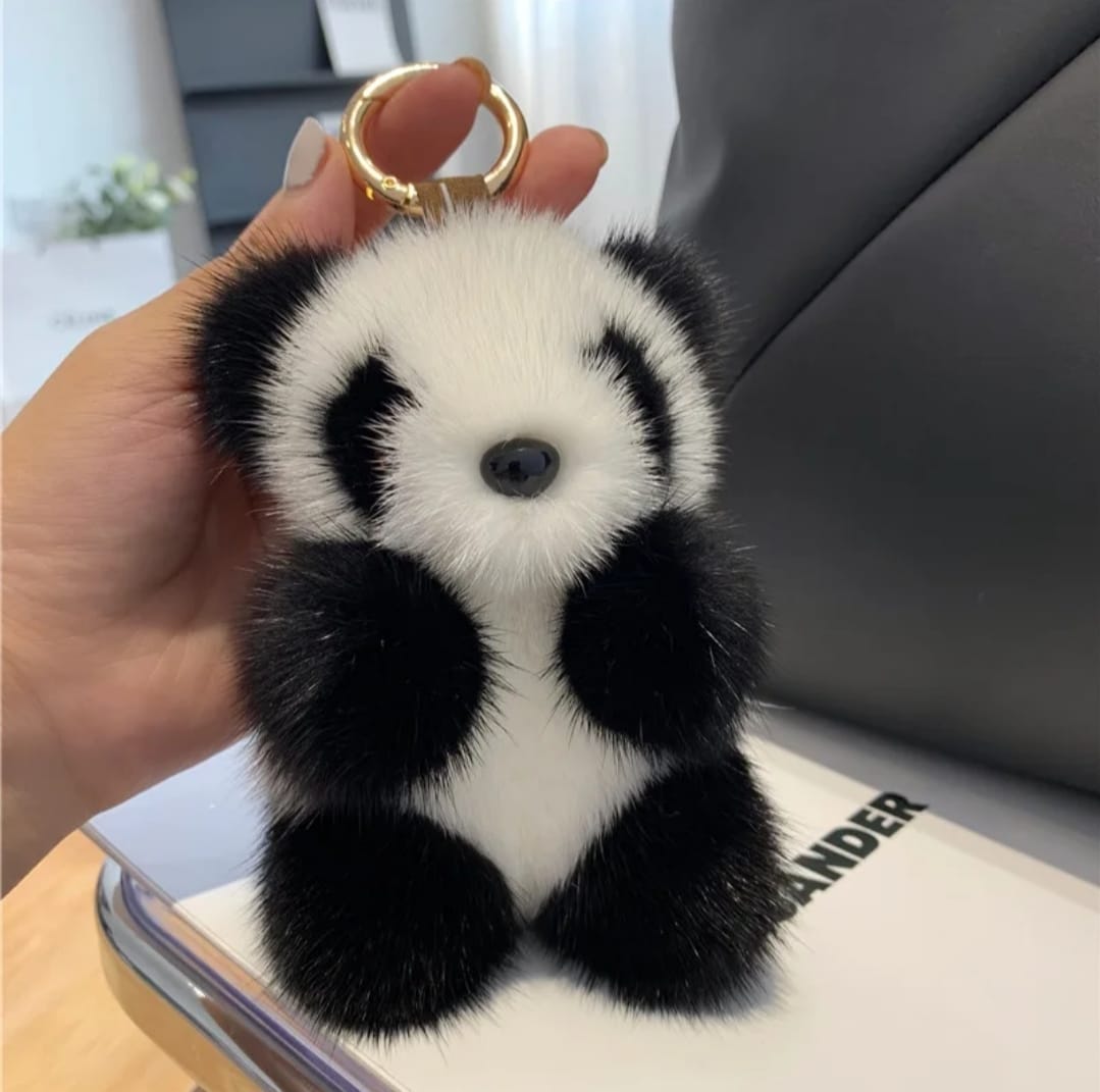 Panda plush Key chain