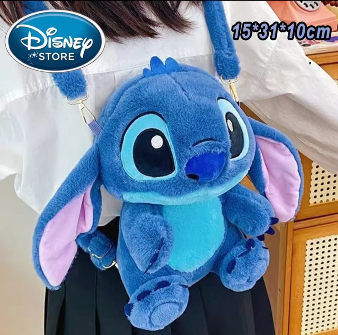 Stitch plush bag